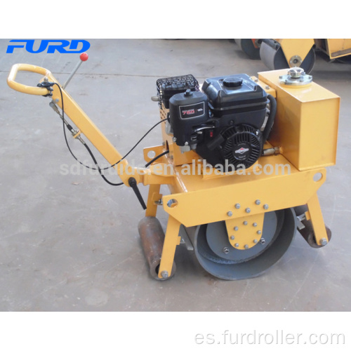 FYL-450 200 kg (440 lbs) Peso de un pequeño rodillo de camino portátil para la compactación del suelo